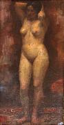 Nicolae Vermont Nud, ulei pe panza USA oil painting artist